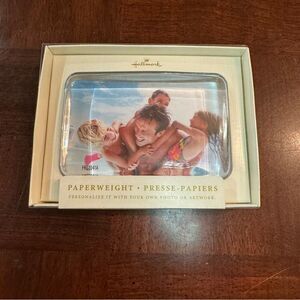 Hallmark Glass Make Your Own Photo Memory Paperweight New Craft